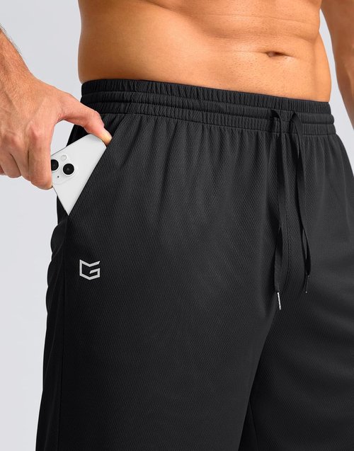 G Gradual Men's Athletic Shorts - Lightweight Quick-Dry Basketball Shorts with Pockets | 11" Length