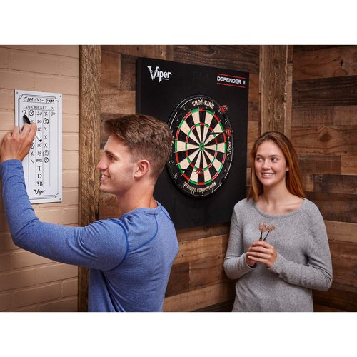 Viper by GLD Products Dry Erase Scoreboard, Cricket and 01 Dart Games, White, 15.375" H x 7.875" W, Small (41-0310)