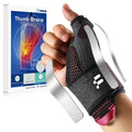 Fitomo Tri-Support Wrist Brace, Thumb Stabilizer & Palm Support - Carpal Tunnel, De Quervain's Tenosynovitis, Tendonitis, Arthritis Pain Relief, Unisex Splint (Right Hand, S/M)