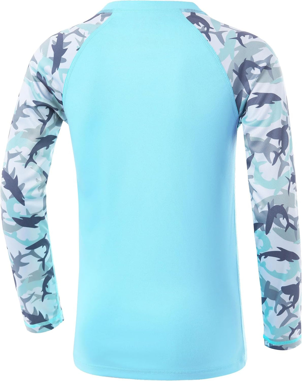 Skiennix Boys Rash Guard Swim Shirt - Long Sleeve UPF 50+ UV Protection | Quick Dry Surf & Beach Wear