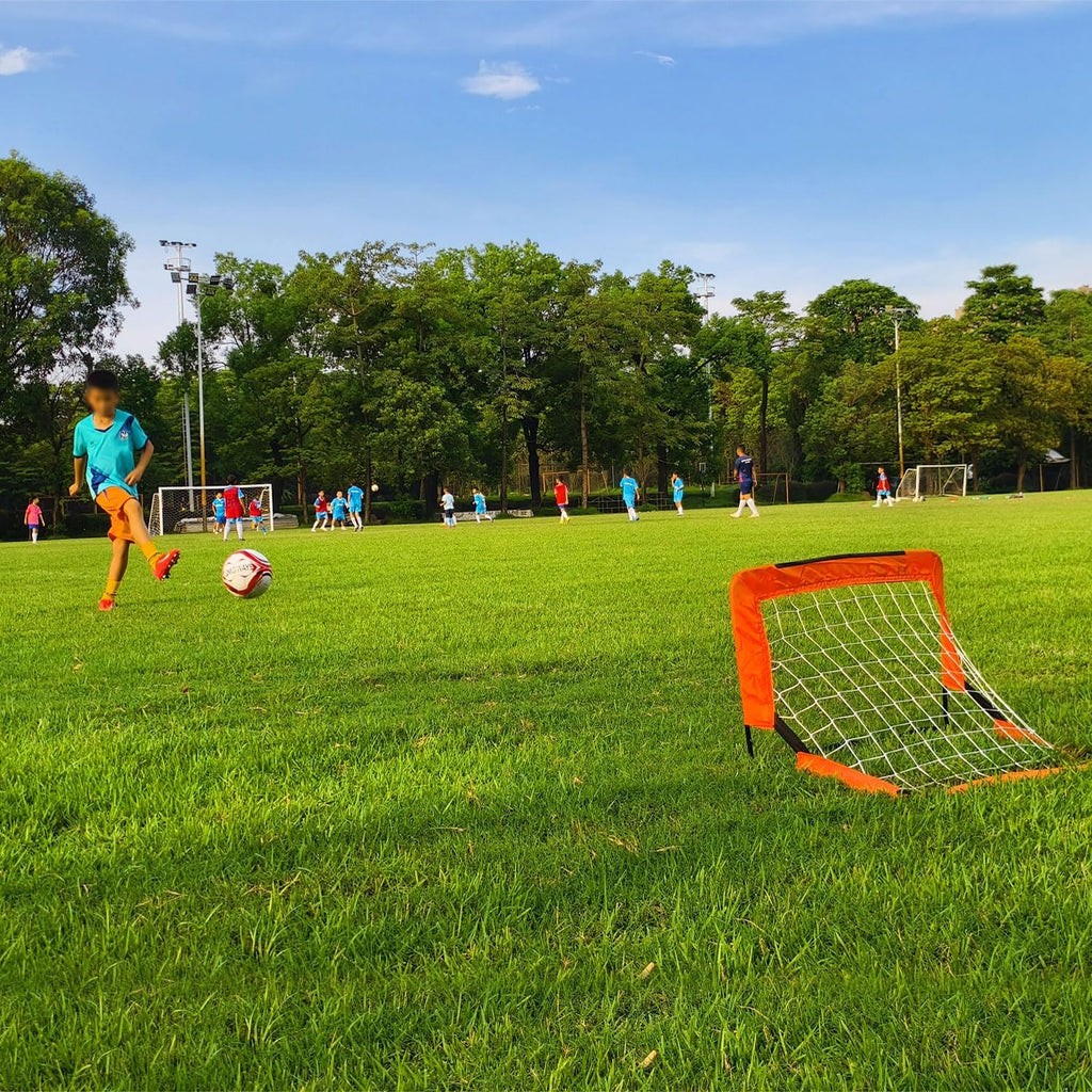 Soccer Goal by [Brand Name] - Foldable Frame Net for Kids & Youth | Indoor & Outdoor Use with Carry Bag