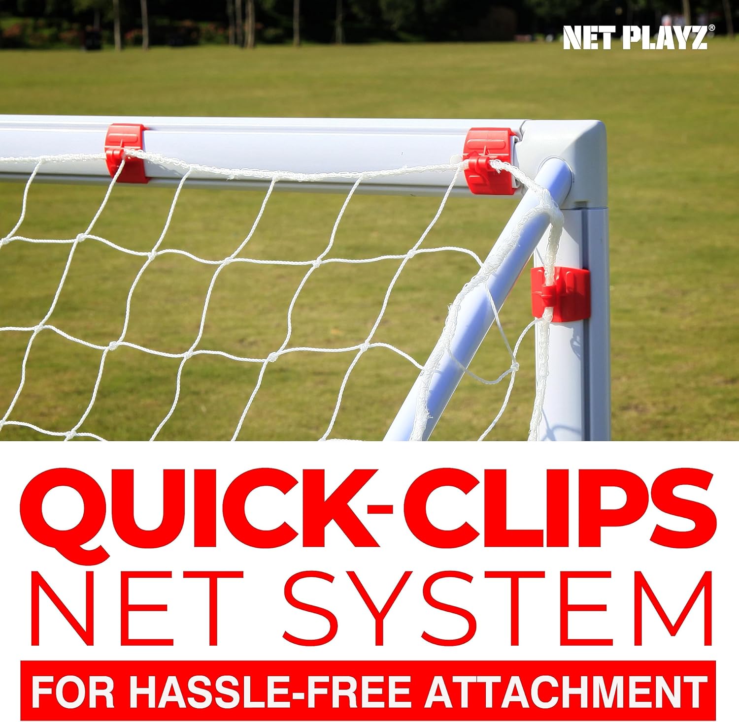 Skiennix Backyard Soccer Goal - High-Strength Weatherproof Net for Quick Setup | Durable Design