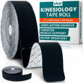 Vive Kinesiology Tape Roll - Tape Precut Strips (2" x 105 Feet/128 Strips) - Kinesio Sports Tape Athletic - Knee, Shoulder, Ankle, Muscle K Tape Adhesive Elastic Wrap - Body Kinetic Tape Waterproof