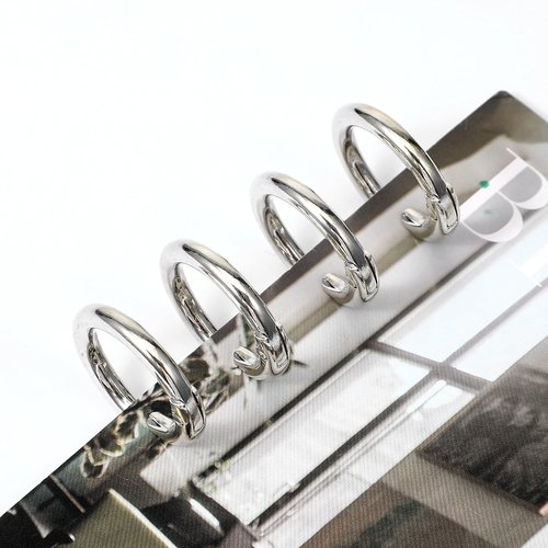 100 Pcs Spring O Rings Round Carabiner Snap Clip, 28MM Zinc Alloy Round Keychain Spring O Ring Clip, Bag, Purse, Handbag