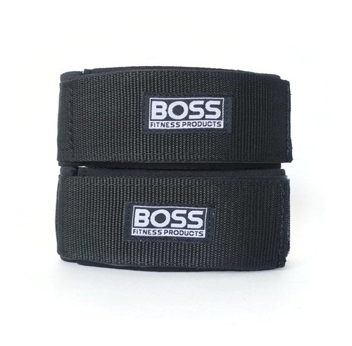 BOSS FITNESS PRODUCTS - 11-Piece Adjustable Resistance Band Set - 5 Bands - Heavy Duty Door Anchor - Premium Ankle Straps, Soft Grip Handles - Carrying Bag - Additional Accessories