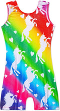 Domusgo Gymnastics Leotards for Girls - Sparkly One-Piece Unitard with Shorts | Pro Fit