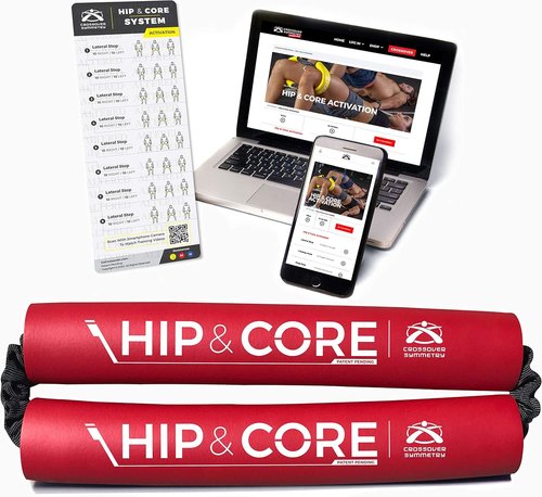 Crossover Symmetry Hip & Core System - Resistance Bands for Home Workouts | Strengthen Legs, Glutes & Hips