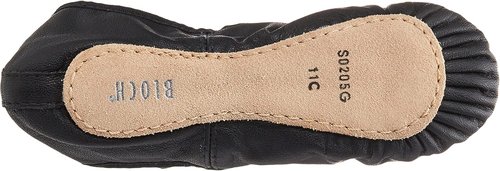 Bloch Girls Dansoft Full Sole Leather Ballet Slippers - Comfortable Dance Shoes for Young Dancers