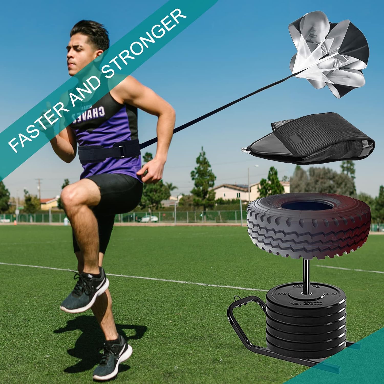 Skiennix Weighted Training Waist Belt - Enhance Strength & Agility | Perfect for Sled Pulling & Tire Drags