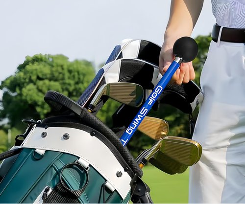 Golf Swing Trainer, Portable Collapsible Trainer, Improve Swing Posture, Golf Grip Trainer, Essential Swing Posture Corrector for Beginners (Right Hand Grip(Black))