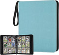 GERMUN Premium Zip Trading Card Binder - 9 Pocket Album for MTG, TCG & Sports Cards | Lake Blue, 720 Double-Sided Pockets