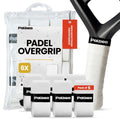 Palbea Padel Racket Grip Tape - Packs of 6. Padel Tennis Racket Grip Tape - Padel Tennis Grips Overgrip for Sweat Absorption & Non-Slip. Also Suitable as Tennis Racquet Grip Wrap Tape.