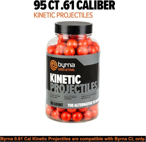 Byrna CL Accessories Bundle - 95 Kinetic Projectiles & 10 CO2 Cartridges for Byrna CL Launchers