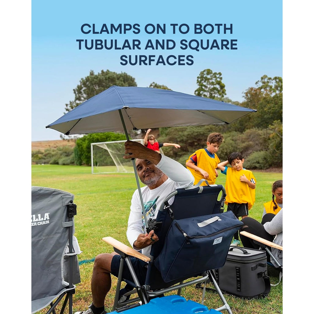 Sport-Brella Versa-Brella 4-Way Swiveling Sun Umbrella (Firebrick Red), Regular