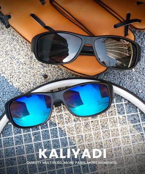 KALIYADI Polarized Sports Sunglasses - UV400 Protection for Men | Ideal for Running, Fishing, Golf