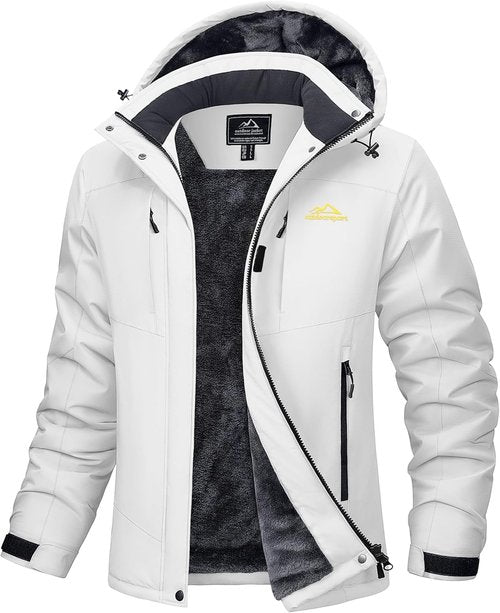 MAGCOMSEN Women's Ski Jacket - Waterproof Insulated Winter Coat with Fleece Lining | Warm & Windproof
