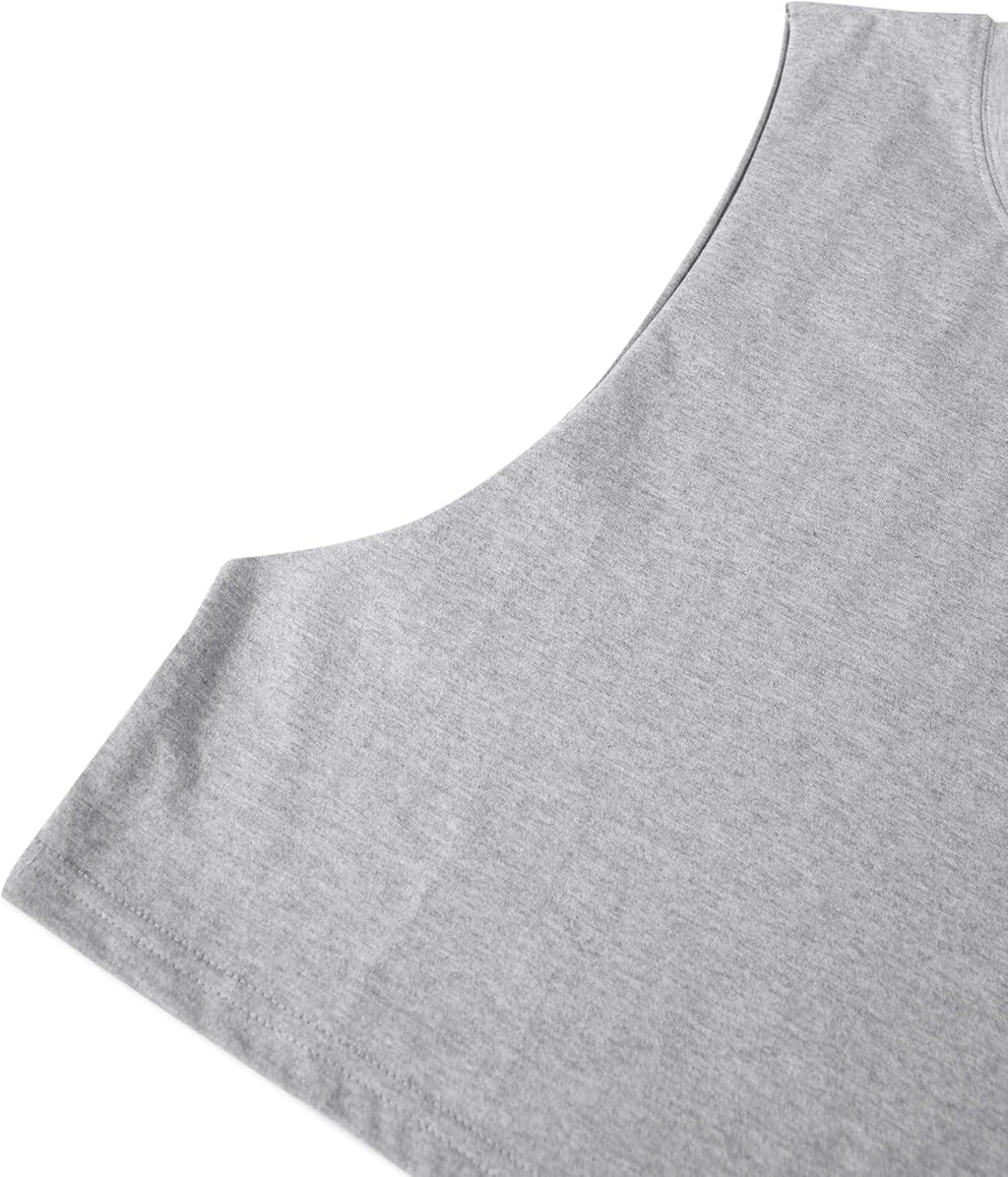 Remidoo Cropped Tank Top for Women - Open Side Sleeveless Workout Shirt | Activewear in Various Colors