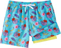 Skiennix Boys Swim Trunks - Quick-Dry Stretch Swim Shorts with Compression Liner | Ages 5-12Y