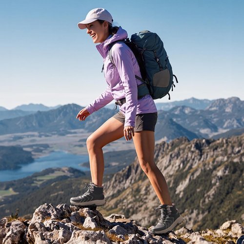 NORTIV 8 Women's Waterproof Hiking Boots - Comfortable Arch Support | Lightweight Outdoor Sneakers