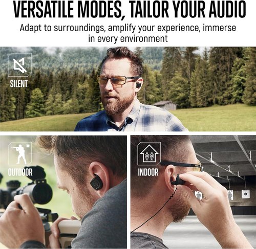 GLORYFIRE Shooting Ear Protection Earplugs, Bluetooth Hearing Protection Earplugs for Noise Reduction