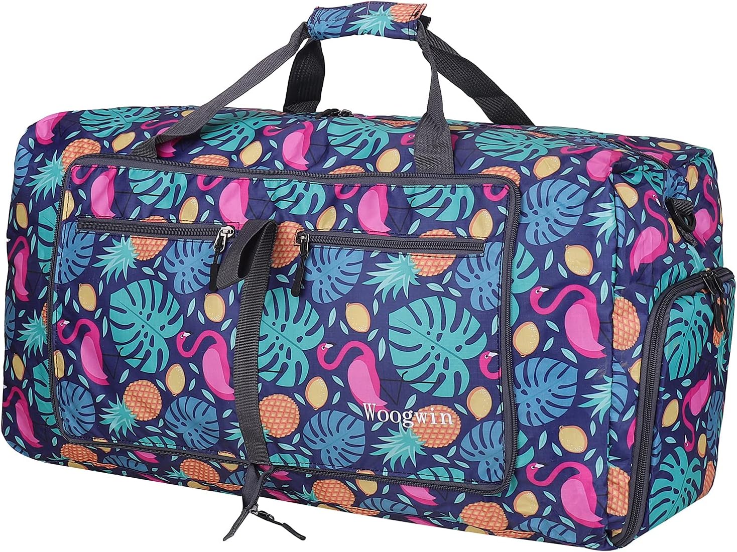 Woogwin Travel Duffel Bag - Large Waterproof Foldable Design for Gym, Beach & Sports Activities