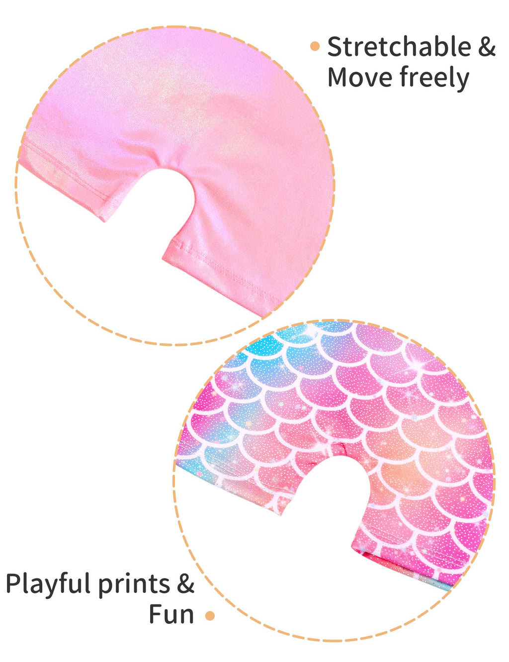 Nokecina Gymnastics Leotards for Girls Size 1-2t Pink Purple 2 Packs Sleeveless Toddler Biketards