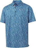 M MAELREG Men's Golf Polo Shirt - Short Sleeve, Moisture-Wicking, Performance Print | Stylish Patterns
