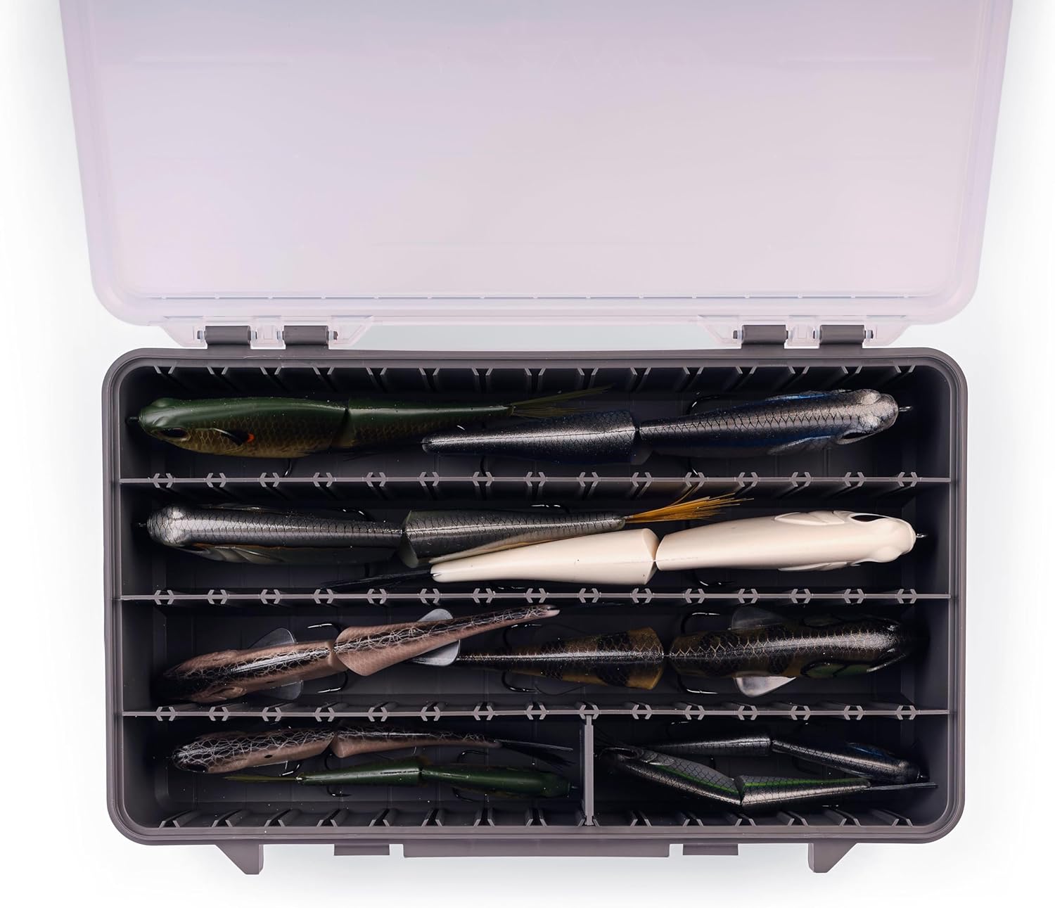 Plano StowAway Tackle Box - Deep Storage with Rust-Preventive Design | Transparent DuraView Lid