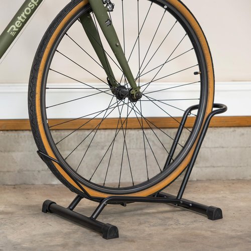 StoreYourBoard CycleStand Bike Floor Stand, No-Lift Indoor Bicycle Rack for Garage, Bike Mount Storage, Holds MTB, Road, and Ebike Stand, Bike Parking Rack, Fits Tires up to 3.5″
