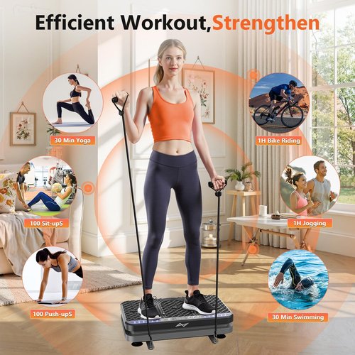 AXV Vibration Plate - Full Body Fitness Exercise Machine for Weight Loss | Shaking & Vibrating Workout
