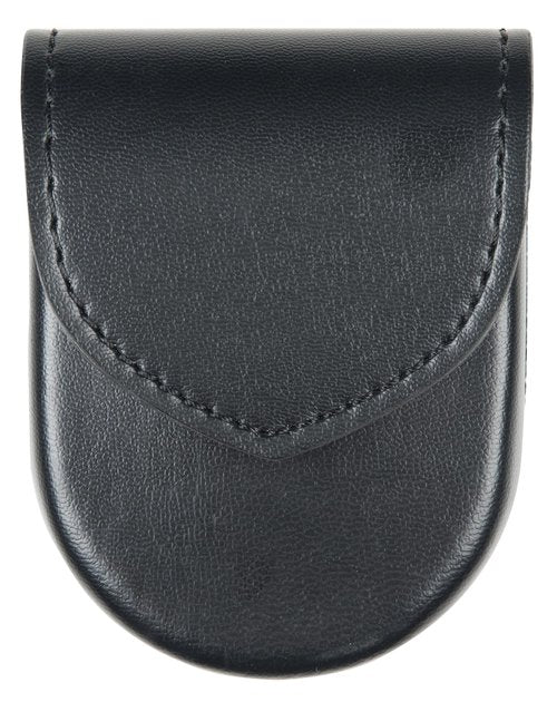 Bianchi 90H-2HS Safariland 90H Hand Cuff Case w/Flap (Standard Sized Hinged), Plain Black w/Hidden Snap, One Size
