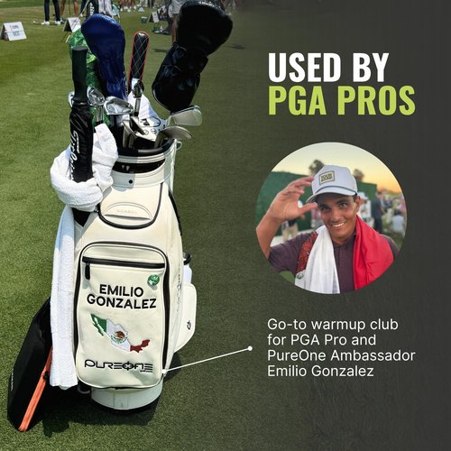 PureOne PureGrip™ Golf Training Aid Club – Right-Handed Swing Trainer with Small Club Head and Molded Grip for Consistency and Accuracy – Improve Muscle Memory, Grip Position, and Swing Tempo