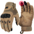 KEMIMOTO Tactical Gloves - Touchscreen Motorcycle Gloves with Hard Shell & Palm Padding | Ideal for Sports, Cycling, Hunting, and More
