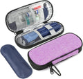 Insulin Pen Cooler by [Brand Name] - Travel Case with 2 Reusable TSA-Approved Ice Packs | Purple Insulated Bag for Diabetic Supplies