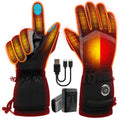 IFWATER Upgraded Heated Gloves for Men and Women,5V 6000mAh Rechargeable Hand Warmer Raynaud Gloves with 3 Heating Levels,Touchscreen Waterproof Ideal for Driving Fishing Winter Outdoor Work (Medium)