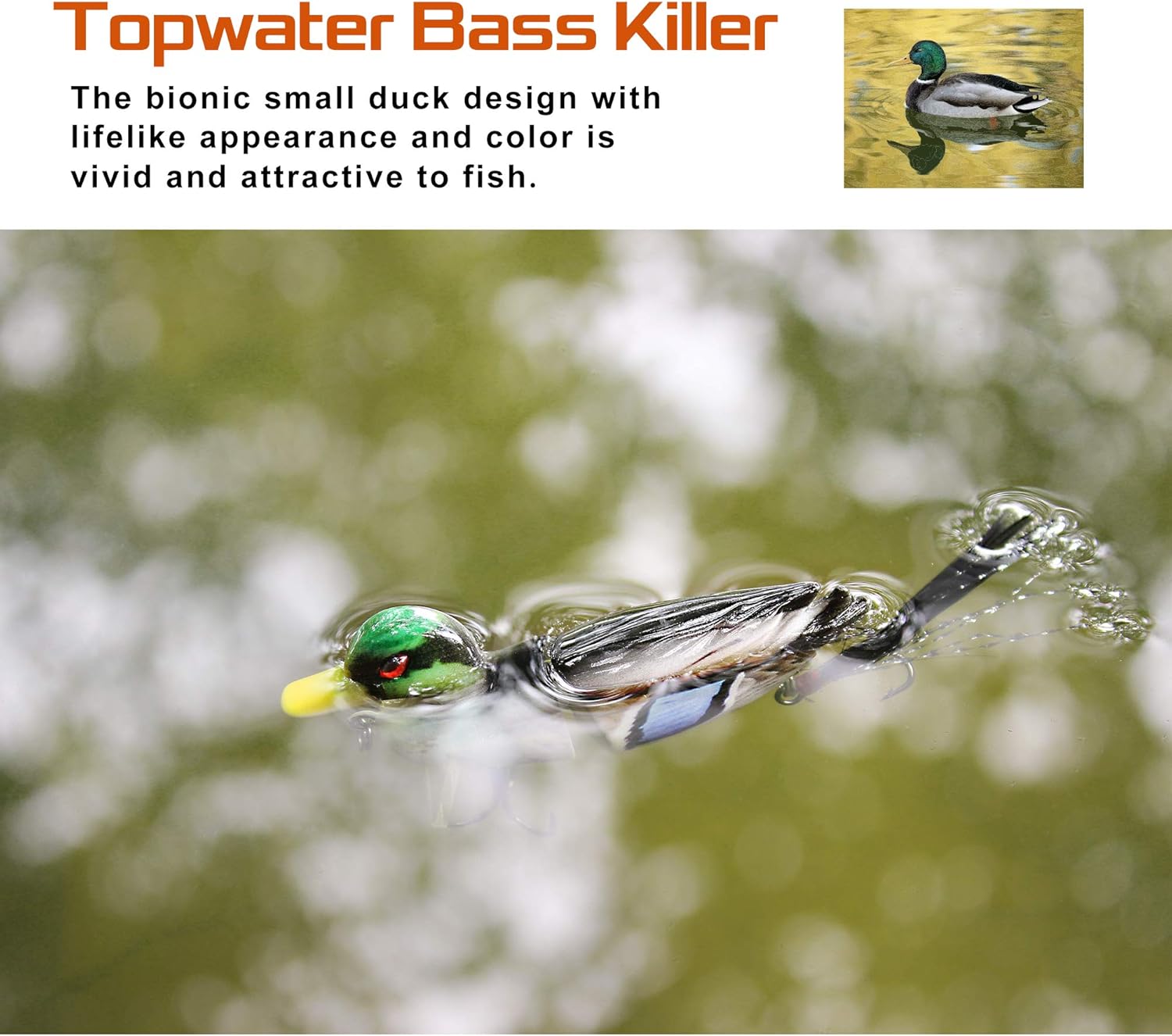 TRUSCEND Swimmax Fishing Lure - Wiggling, Vibrating, Rattling Jointed Swimbait for Bass & Trout