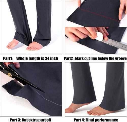 G Gradual Women's Yoga Pants - High Waist Flare Leggings with Pockets | Casual Bootcut Design