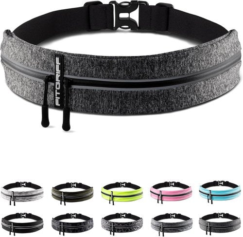 Fitgriff® Running Belt - Secure Jogging Pouch for Phones, Keys & Essentials | Unisex Design