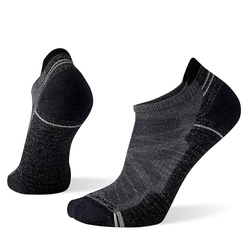 Smartwool Men’s Hike Light Cushion Low Ankle Socks - Medium Gray+Large