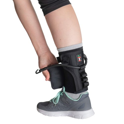 Core Products FootFlexor Foot Drop Brace - Soft Ankle Foot Orthosis (AFO) for Walking Support - Drop Foot Brace for Men & Women, Medium/Large