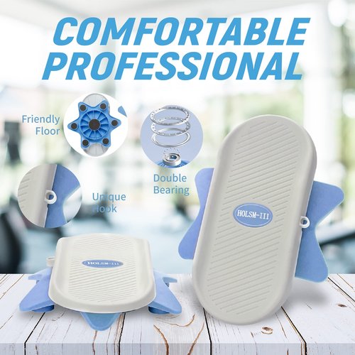 Ab Twister Board, Twister Exercise Board, Waist Twisting Disc - Ab Board Exercise, Twisting Stepper, Waist Trainer Trimmer - for Ab Exercise Abs Core, Full Body Toning Workout Home Gym