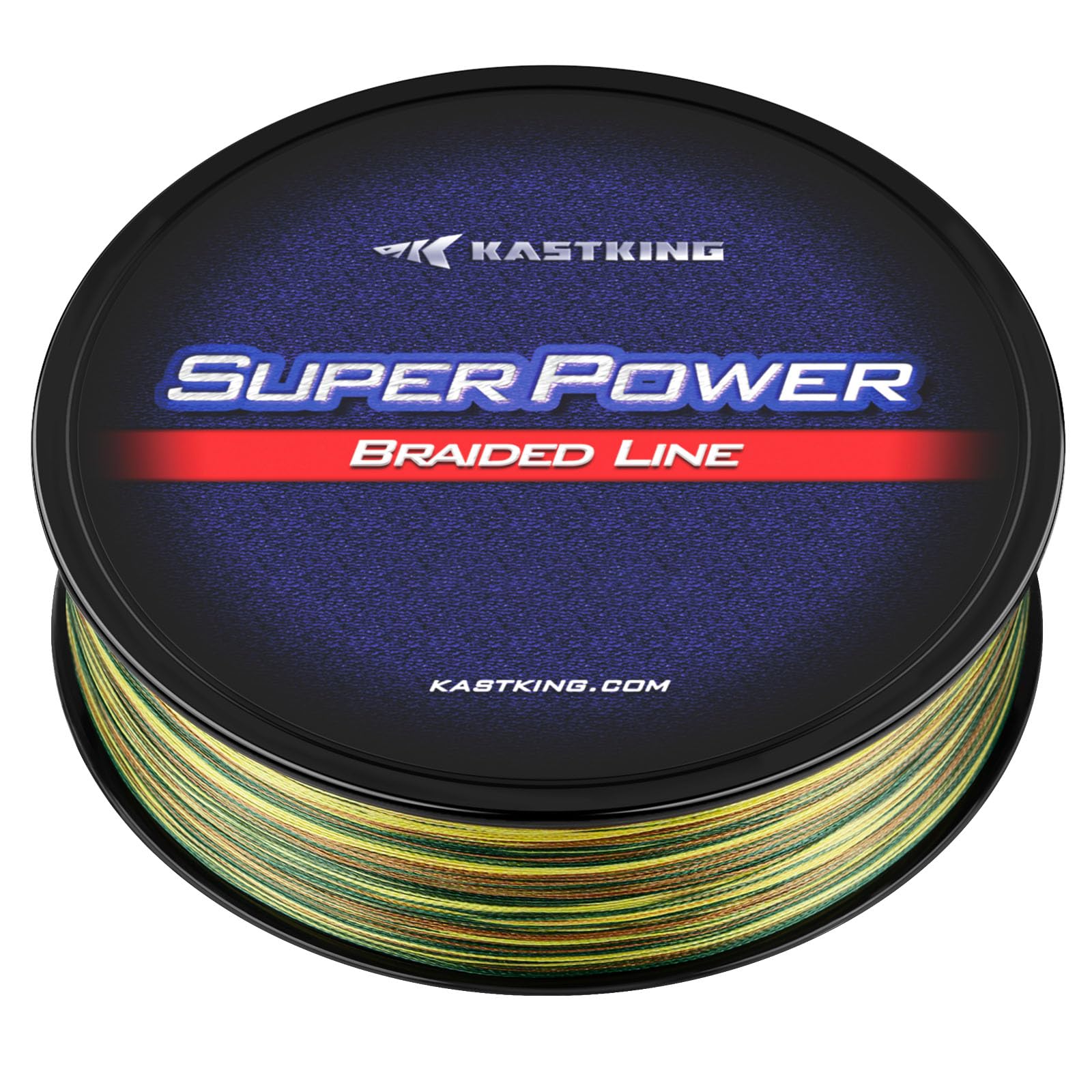 KastKing Superpower Braided Fishing Line, Camo, 10 LB, 150 Yds