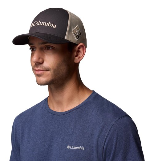 Columbia Unisex Mesh Snap Back, Shark/Dark Stone, One Size