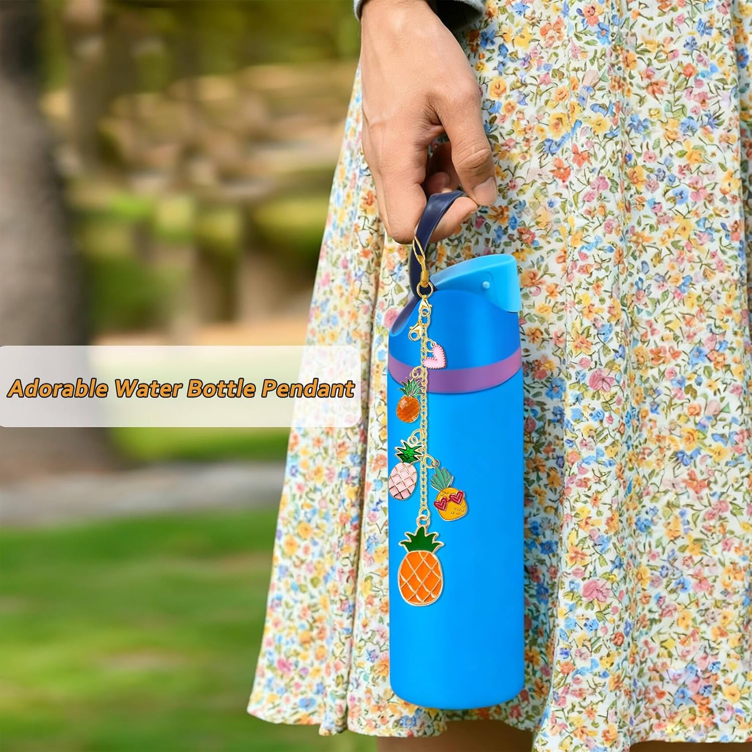 Owala Charm | Compatible with 24 oz, 32 oz, 40 oz Water Bottles & Stanley Cup | Keychain Accessory
