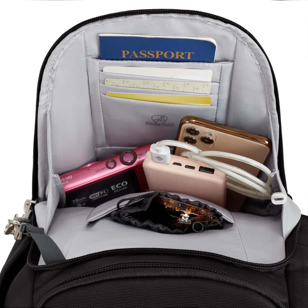 Travelon Anti-Theft Classic Backpack - Secure Design with Multiple Pockets | Ideal for Travel