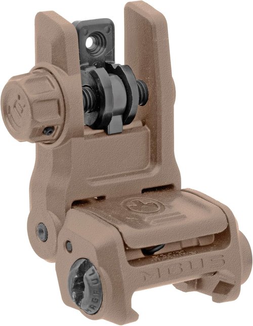 Magpul MBUS 3 Front & Rear Sight Set - FDE Color | Durable & Lightweight Design