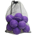 URBEST Tennis Ball, 10PCS Training Tennis Balls, Comes with a Net Bag for Easy Carrying, Beginner Training Tennis Balls, Pet Dog Exercise Ball(Purple)