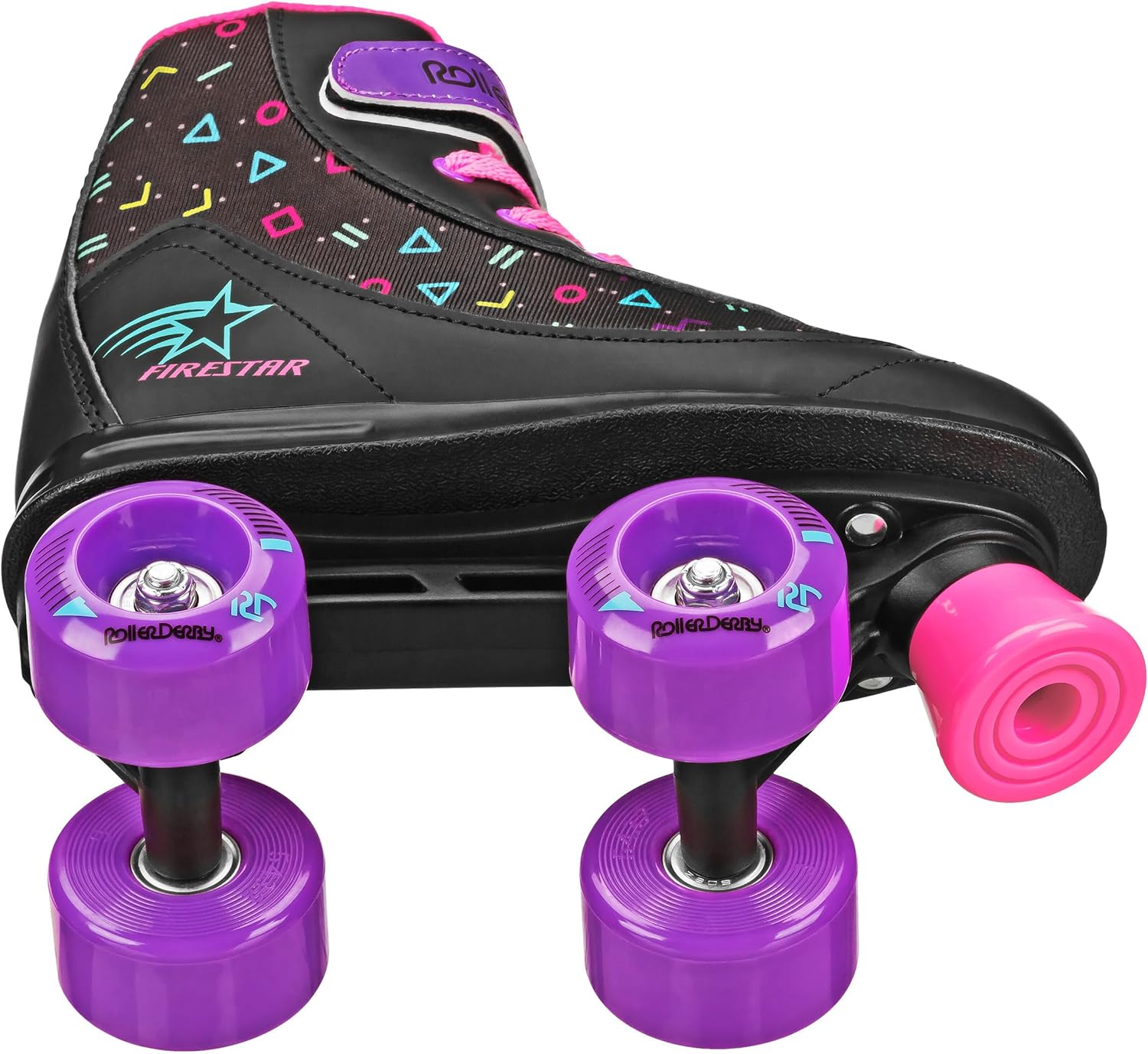 Roller Derby Firestar Youth Skates - Perfect for Beginners | Girls & Boys, Adjustable Fit