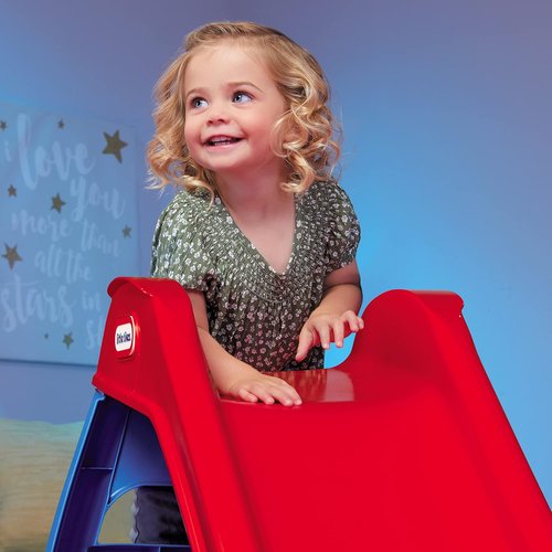 Little Tikes Light-Up First Slide - Fun Indoor/Outdoor Slide for Kids | Vibrant Red Color