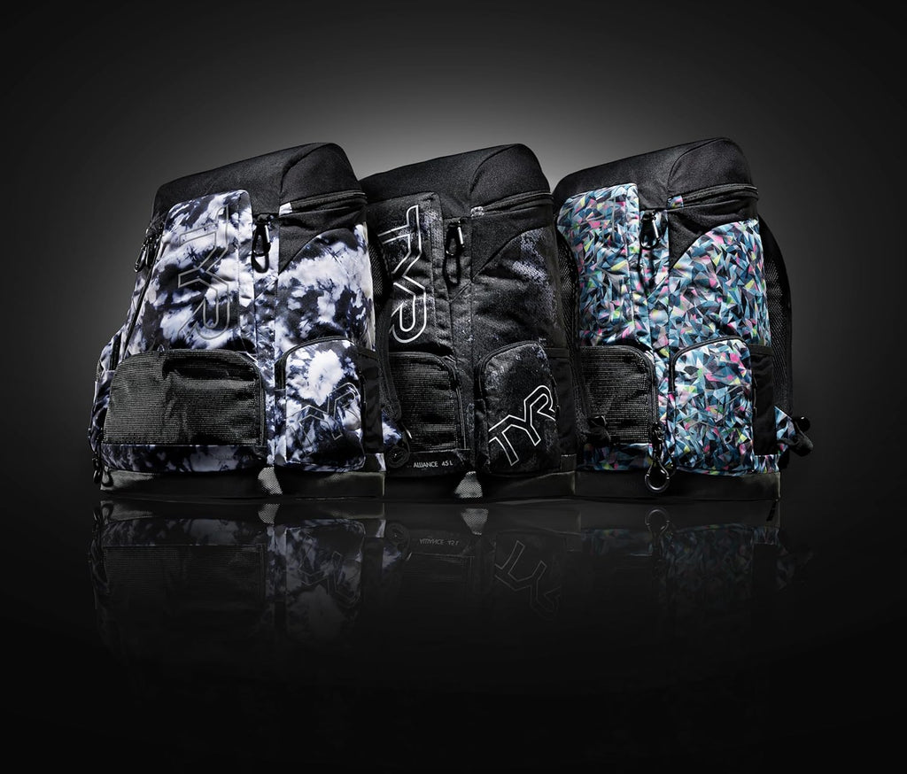 TYR Alliance Backpack | Wet/Dry Athletic Gym & Pool Bag - 45L Capacity, Ergonomic, Water-Resistant